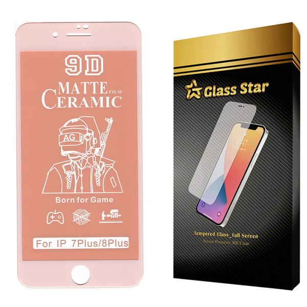 محافظ صفحه نمایش سرامیکی مات گلس استار مدل CAGA مناسب برای گوشی موبایل اپل iPhone 7 Plus