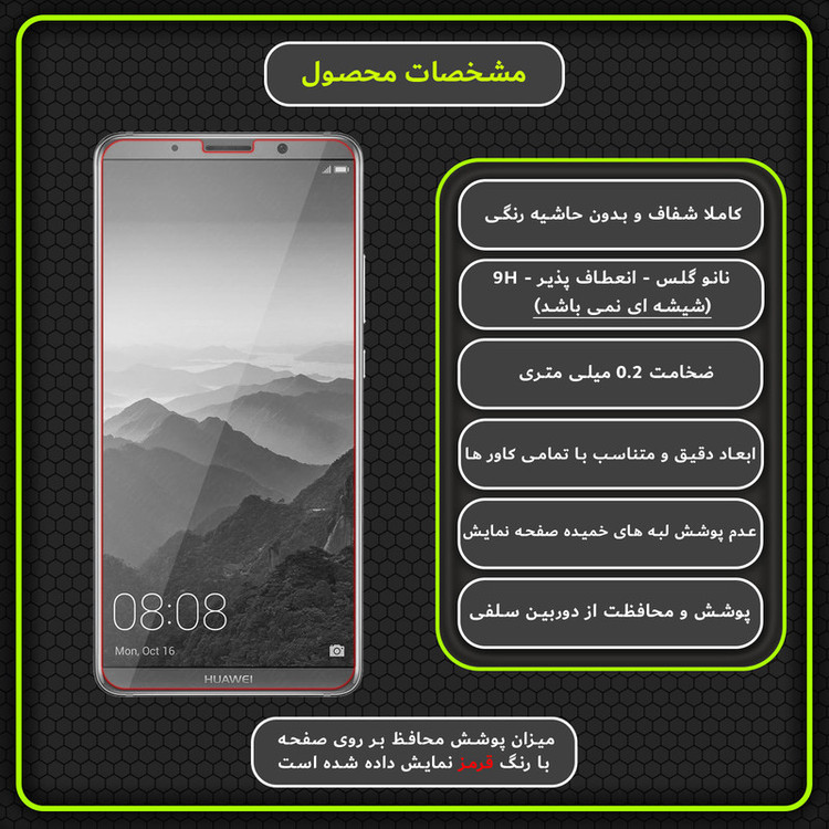 محافظ صفحه نمایش مولتی نانو مدل X-S1N مناسب برای گوشی موبایل هوآوی Mate 10 Pro