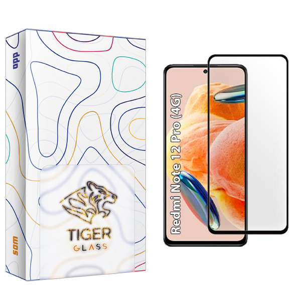 محافظ صفحه نمایش شیشه ای تایگر گلس مدل SAM مناسب برای گوشی موبایل شیائومی Redmi note 12 Pro 4G