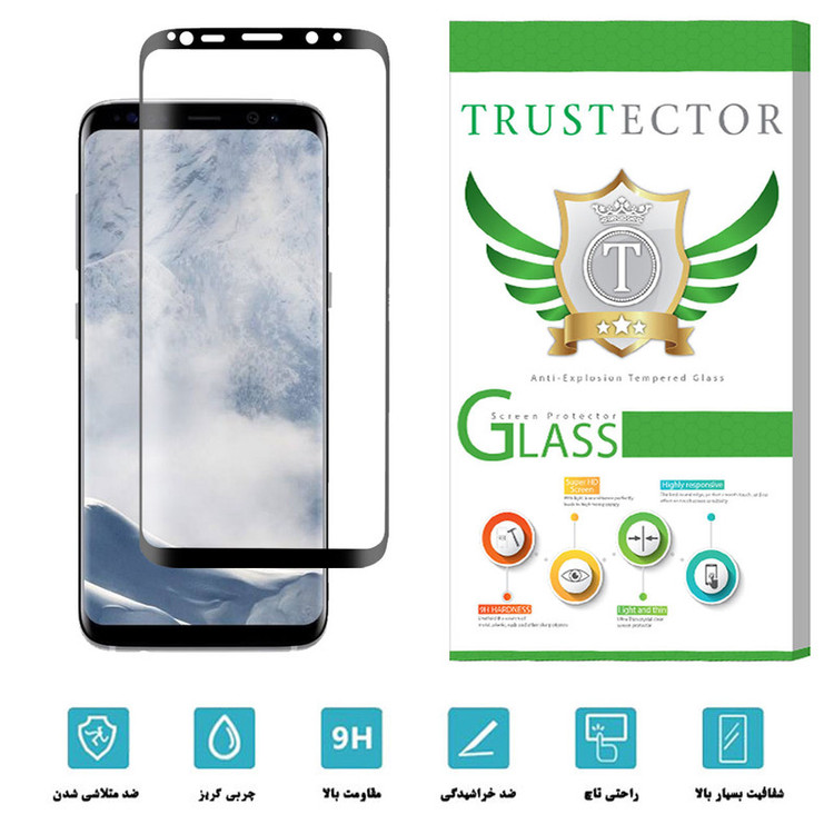 محافظ صفحه نمایش سرامیکی تراستکتور مدل CRA مناسب برای گوشی موبایل سامسونگ Galaxy S8 Plus