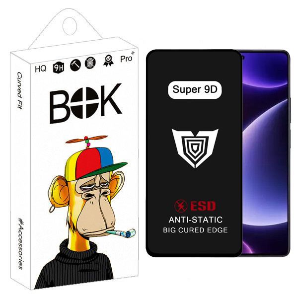 محافظ صفحه نمایش فول بوک مدل Super 9D مناسب برای گوشی موبایل شیائومی Redmi Note 13 Pro 4G / Rm Note 12 Pro 5G / Note12 Pro Plus / Note 12 Turbo/Rm Note 13 5G / Note 13R Pro 5G / Poco F3 GT 5G / F4 GT 5G / Poco X5 Pro / Poco M6 Pro / Poco F5