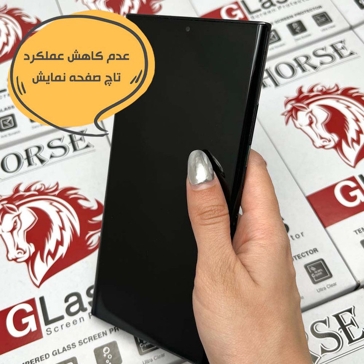 محافظ صفحه نمایش سرامیکی هورس مدل CRMEGHO مناسب برای گوشی موبایل سامسونگ Galaxy Note 10 Plus 4G / Galaxy Note 10 Plus 5G