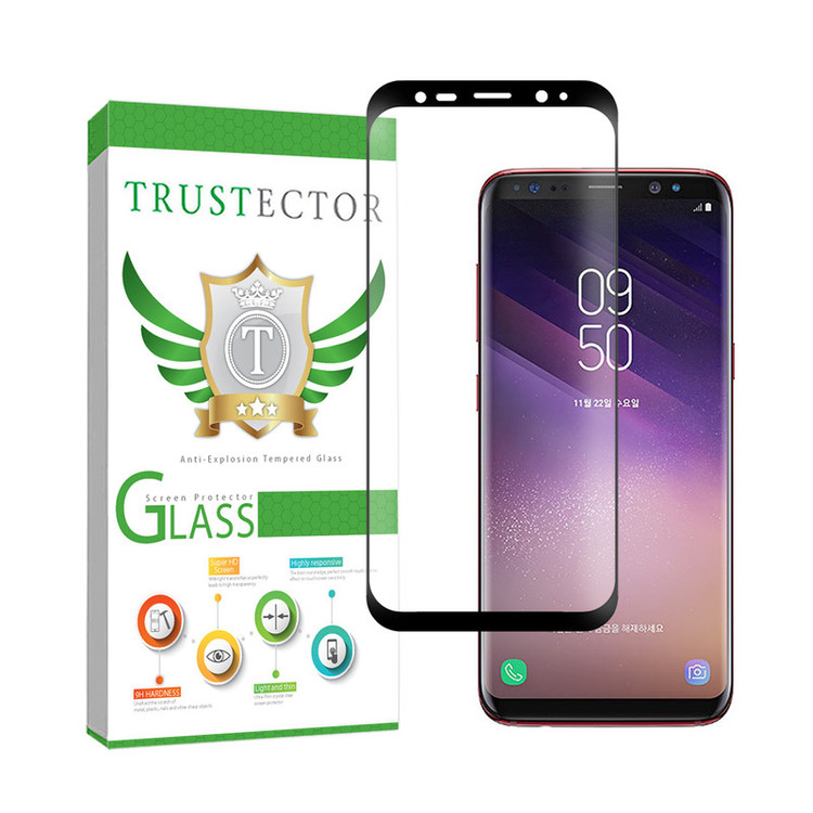 محافظ صفحه نمایش سرامیکی تراستکتور مدل EDGCRT مناسب برای گوشی موبایل سامسونگ Galaxy S8 / Galaxy S9