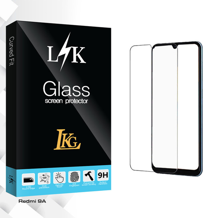محافظ صفحه نمایش شیشه ای ال کا جی مدل LK Glass مناسب برای گوشی موبایل شیائومی Redmi 9A