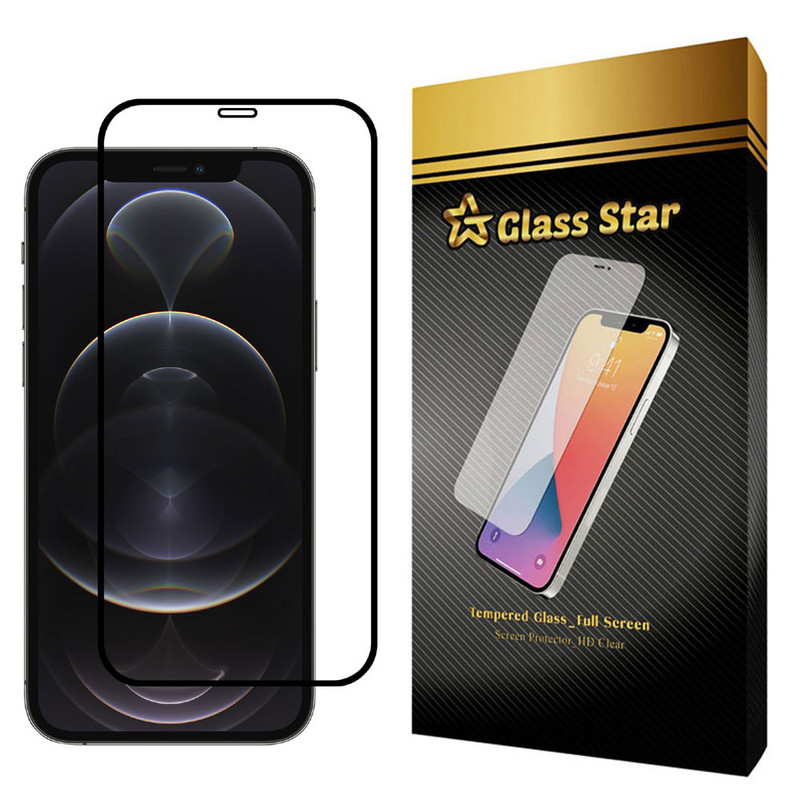 محافظ صفحه نمایش 5D گلس استار مدل FUL مناسب برای گوشی موبایل اپل iPhone 12 Pro Max