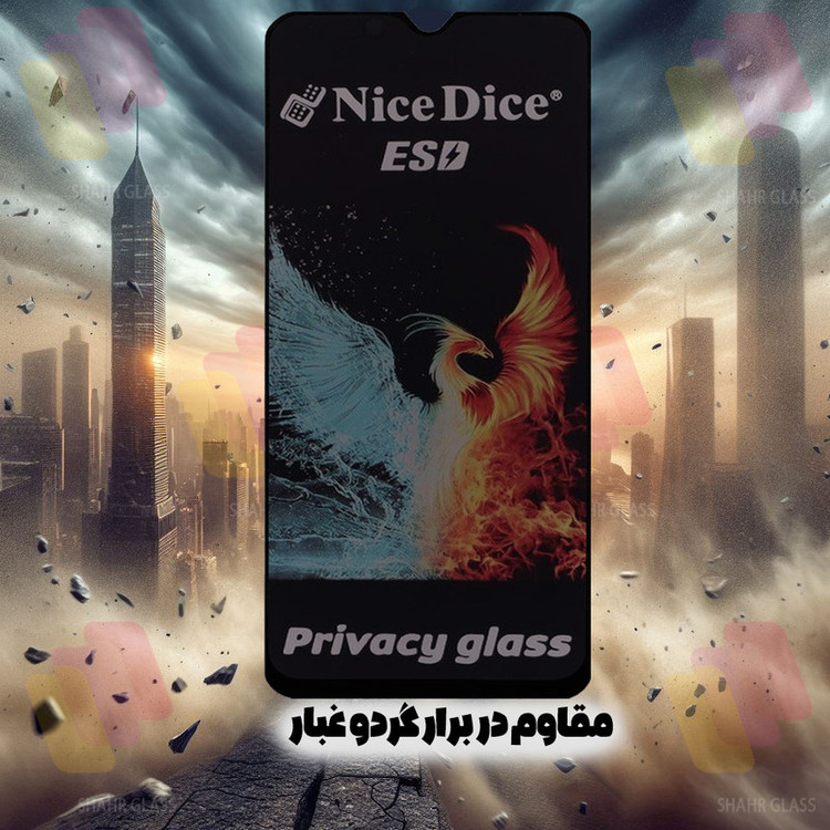 محافظ صفحه نمایش شهر گلس مدل SND7 مناسب برای گوشی موبایل ریلمی C75x