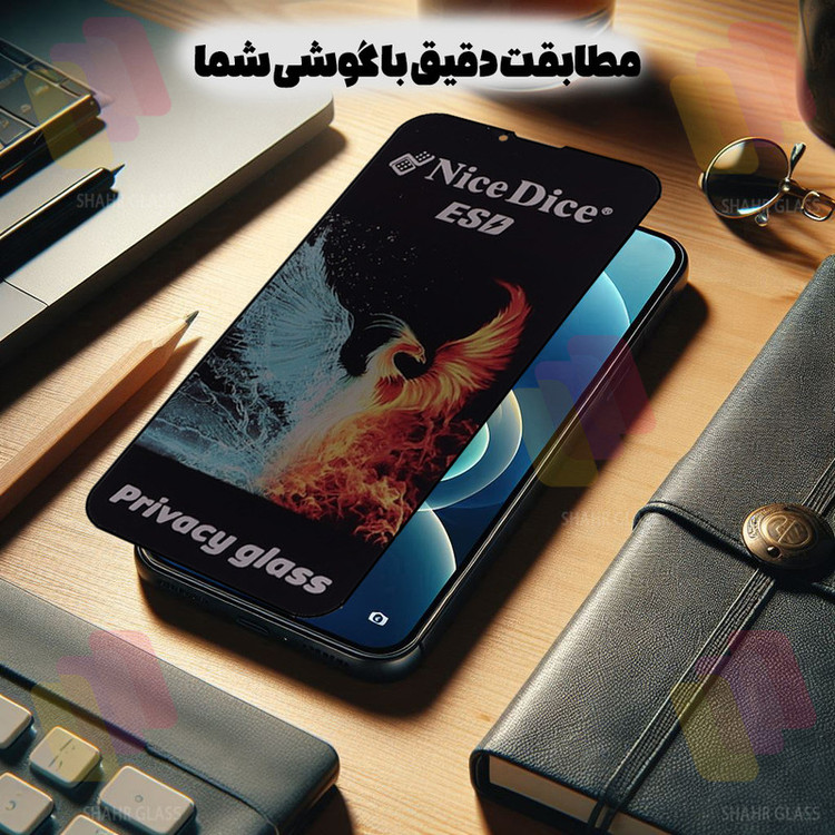محافظ صفحه نمایش شهر گلس مدل SND7 مناسب برای گوشی موبایل ریلمی C75x