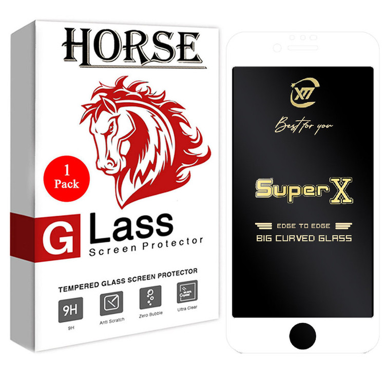 محافظ صفحه نمایش هورس مدل SUPERX مناسب برای گوشی موبایل اپل iPhone 7