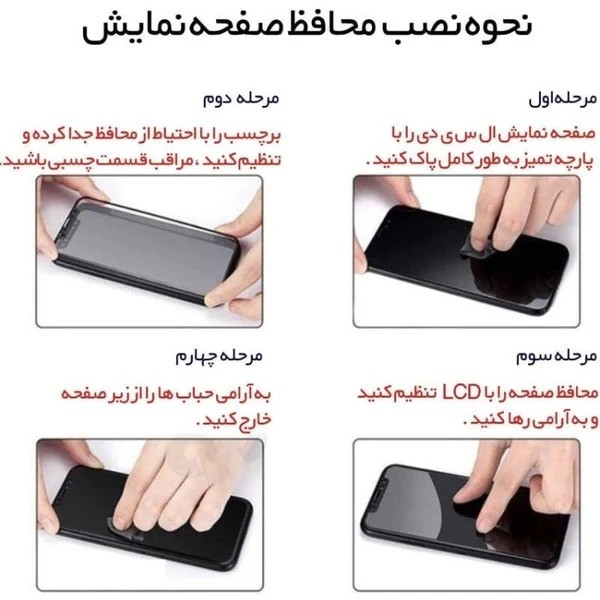 محافظ صفحه نمایش ال کا جی مدل انتی استاتیک مناسب برای گوشی موبایل شیائومی Redmi A5 4G
