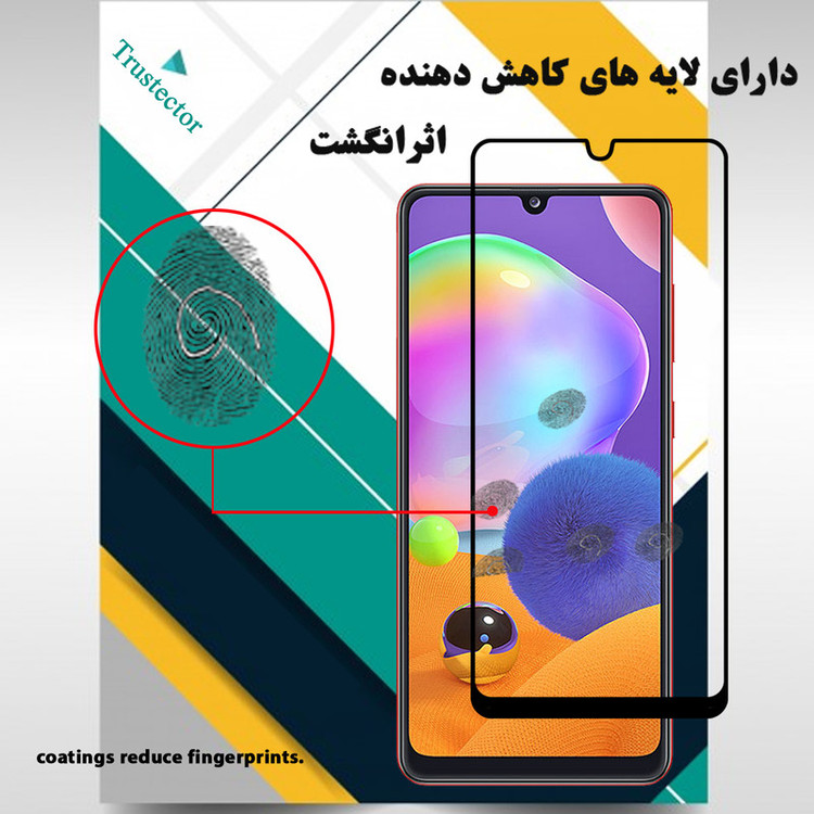 محافظ صفحه نمایش سرامیکی تراستکتور مدل CRM مناسب برای گوشی موبایل سامسونگ Galaxy A31