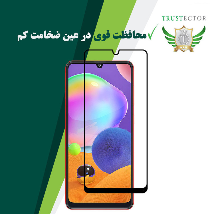 محافظ صفحه نمایش سرامیکی تراستکتور مدل CRM مناسب برای گوشی موبایل سامسونگ Galaxy A31