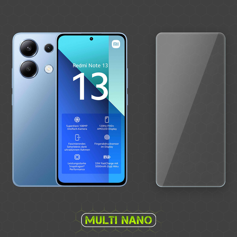 محافظ صفحه نمایش مولتی نانو مدل X-S1N مناسب برای گوشی موبایل شیائومی Redmi Note 13 4G