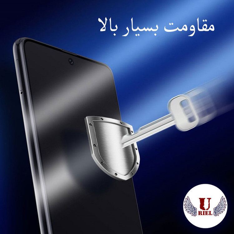 محافظ صفحه نمایش سرامیکی مات یوریل مدل UCM-K مناسب برای گوشی موبایل شیائومی Poco M7 5G بسته سه عددی