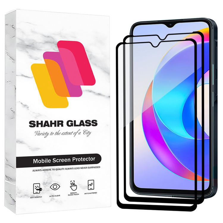 محافظ صفحه نمایش شیشه ای شهر گلس مدل FUL2 مناسب برای گوشی موبایل سامسونگ Galaxy A12 / M12 / M13 / A13 4G / A13 5G / A04 / A04s / A04e / A04 Core / M04 / A23 4G / A23 5G / M23 / ووکال Vocal V0 / تی سی ال TCL 406 بسته دو عددی