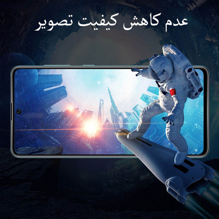 محافظ صفحه نمایش سرامیکی دلتا مدل HD مناسب برای گوشی موبایل سامسونگ Galaxy A20s