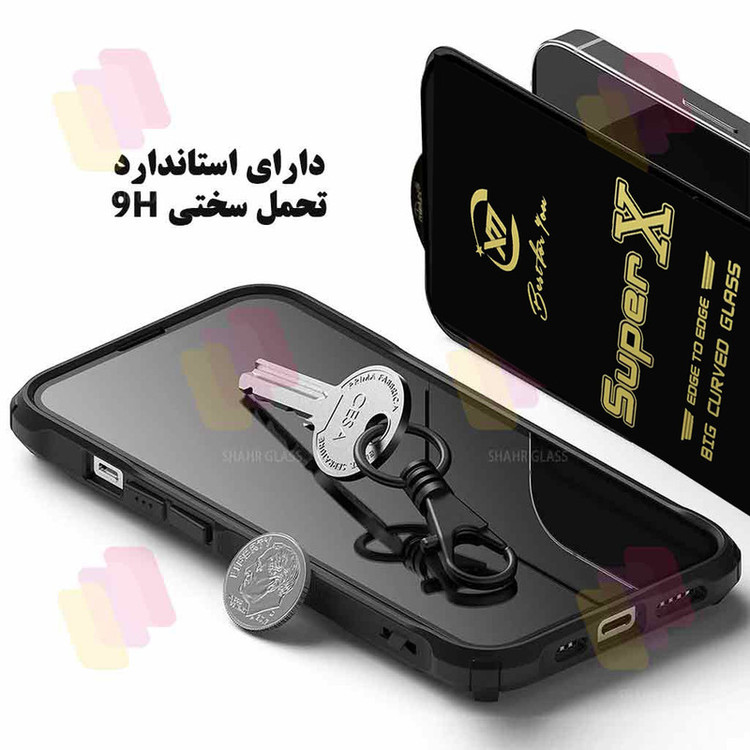 محافظ صفحه نمایش شهر گلس مدل SUPXS20 مناسب برای گوشی موبایل سامسونگ Galaxy S24 FE 5G / Galaxy S25 FE 5G