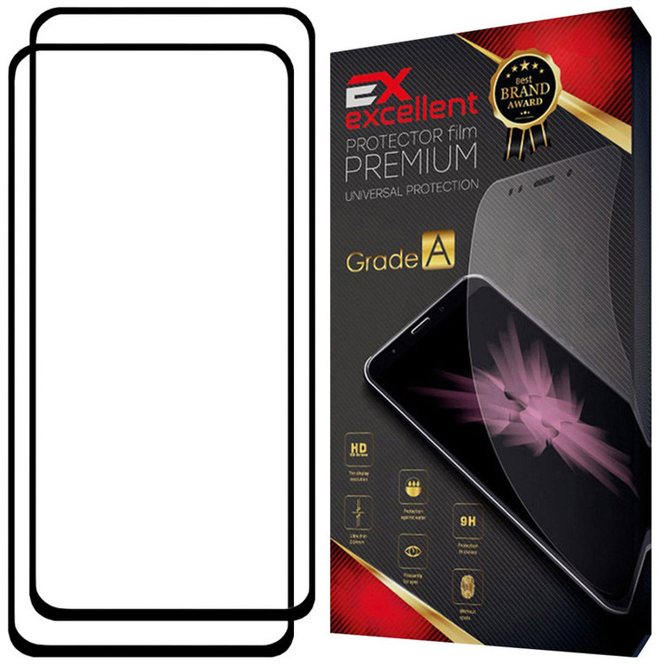 محافظ صفحه نمایش سرامیکی ایکس اکسلنت مدل گلس CRM-B مناسب برای گوشی موبایل شیائومی Redmi 10 Prime 2022 بسته دو عددی