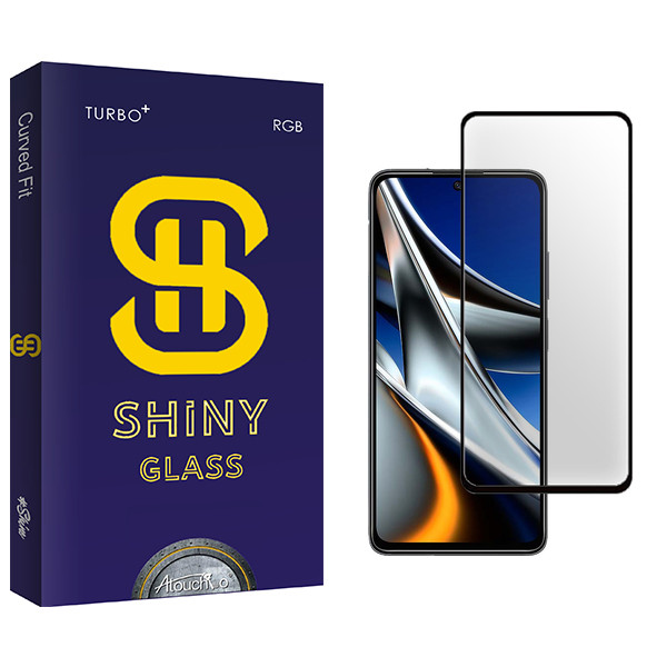 محافظ صفحه نمایش شیشه ای آتوچبو مدل Shiny Glass مناسب برای گوشی موبایل شیائومی Poco X4 Pro 5G 2201116PG