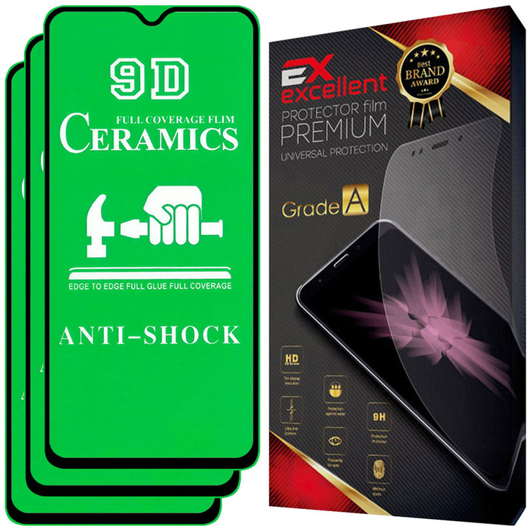 محافظ صفحه نمایش ایکس اکسلنت مدل گلس CRM مناسب برای گوشی موبایل سامسونگ Galaxy A23 بسته سه عددی