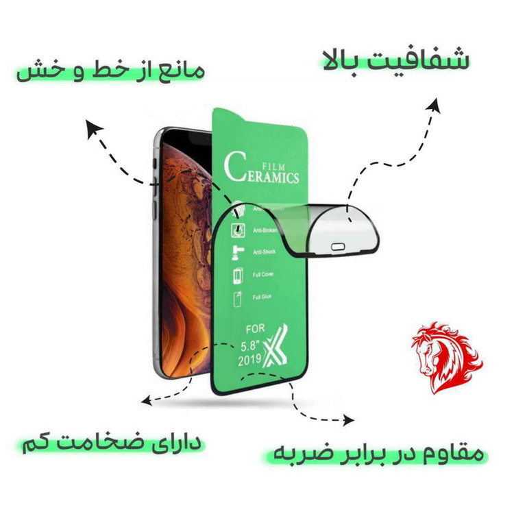 محافظ صفحه نمایش سرامیکی هورس مدل CERAMHORS مناسب برای گوشی موبایل شیائومی 11T Pro