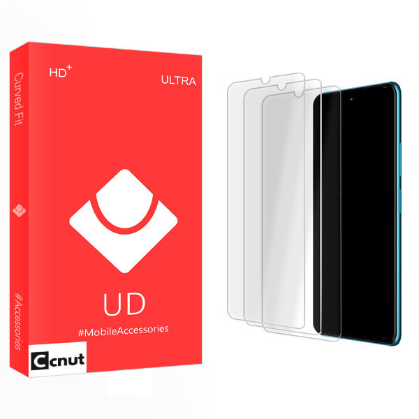 محافظ صفحه نمایش شیشه ای کوکونات مدل UD Ultra MIX3 مناسب برای گوشی موبایل هوآوی Y8p بسته سه عددی