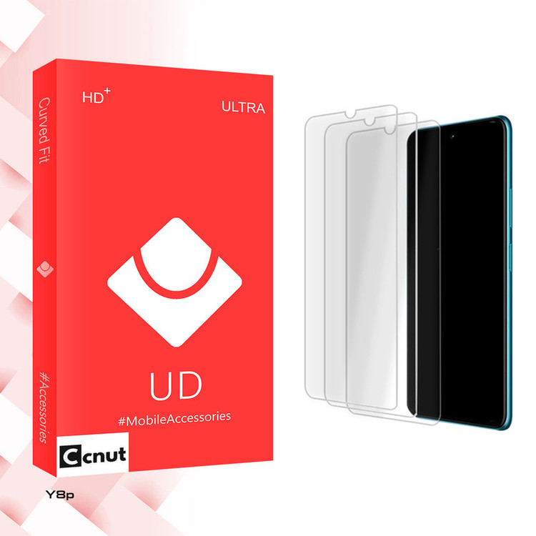 محافظ صفحه نمایش شیشه ای کوکونات مدل UD Ultra MIX3 مناسب برای گوشی موبایل هوآوی Y8p بسته سه عددی
