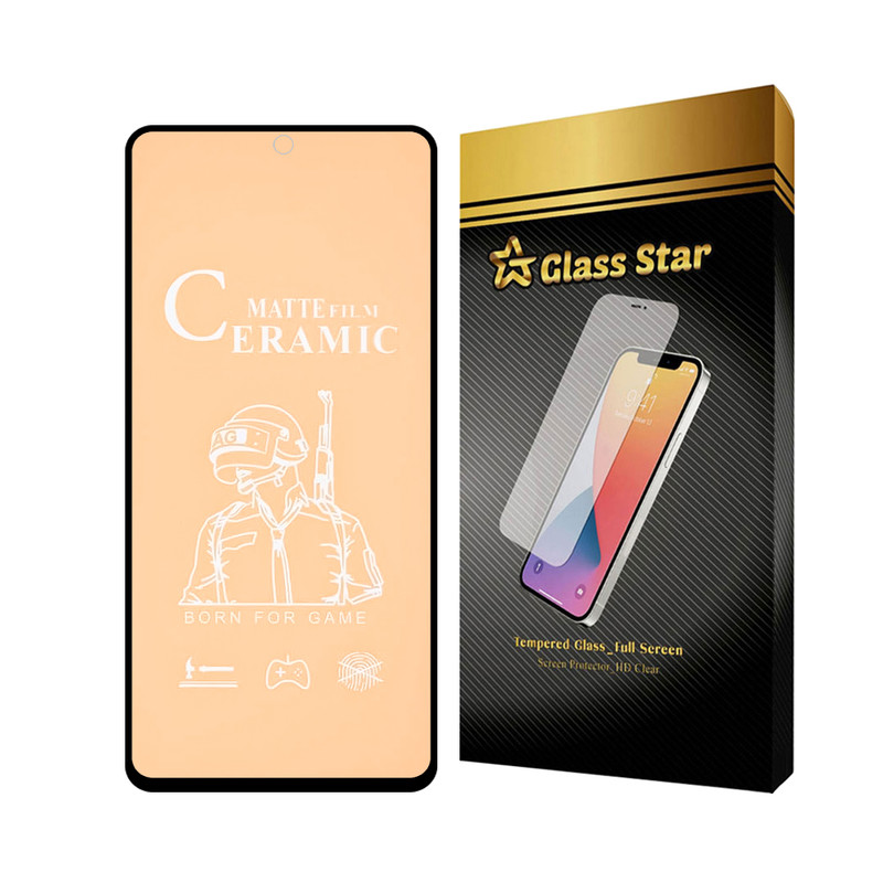 محافظ صفحه نمایش سرامیکی مات گلس استار مدل CERAMICG مناسب برای گوشی موبایل شیائومی Redmi Note 11 Pro 5G /Note 11 Pro Plus 5G/Mi 11i /11i HyperCharge 5G/Poco F3 /Poco F4 /Poco F4 GT/Poco X4 Pro 5G