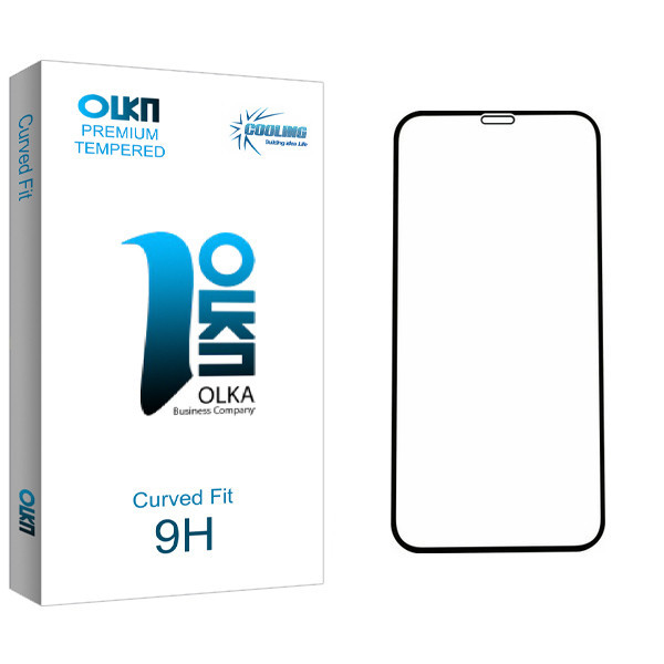 محافظ صفحه نمایش 5D کولینگ مدل Olka glass مناسب برای گوشی موبایل اپل iPhone xs max