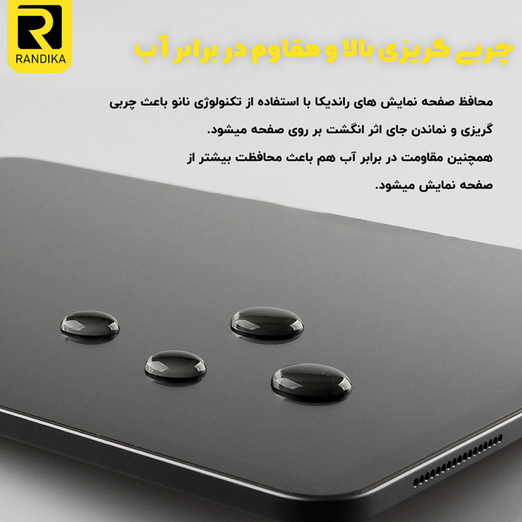 محافظ صفحه نمایش شیشه ای راندیکا مدل GLD مناسب برای گوشی موبایل اپل iphone 7