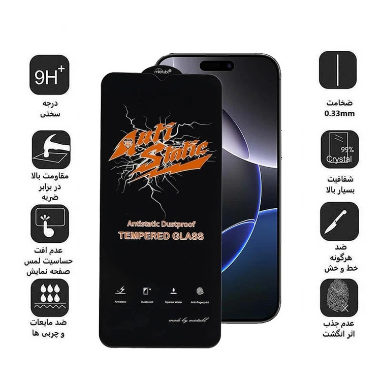 محافظ صفحه نمایش بوک مدل Antistatic Pro مناسب برای گوشی موبایل سامسونگ galaxy A36 / A56 / S24 FE
