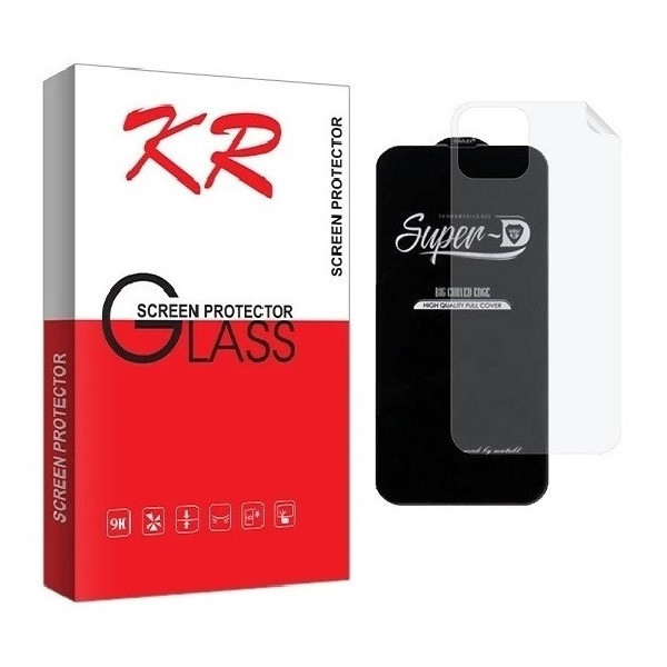 محافظ صفحه نمایش کی آر مدل 2SN-Glass مناسب برای گوشی موبایل اپل iPhone 11 Pro Max به همراه محافظ پشت