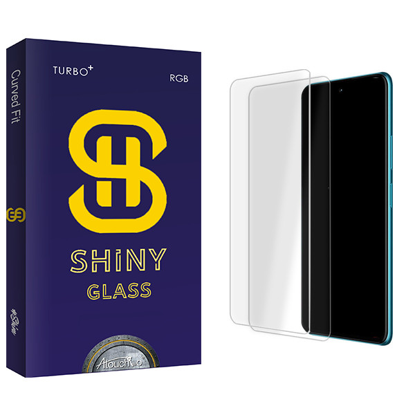 محافظ صفحه نمایش شیشه ای آتوچبو مدل Shiny Glass MIX مناسب برای گوشی موبایل وان پلاس Nord 2 5G \ CE 5G \ CE2 5G \ Z بسته دو عددی