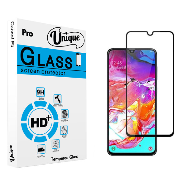 محافظ صفحه نمایش يونيک مدل +Clear مناسب برای گوشی موبایل سامسونگ Galaxy A70