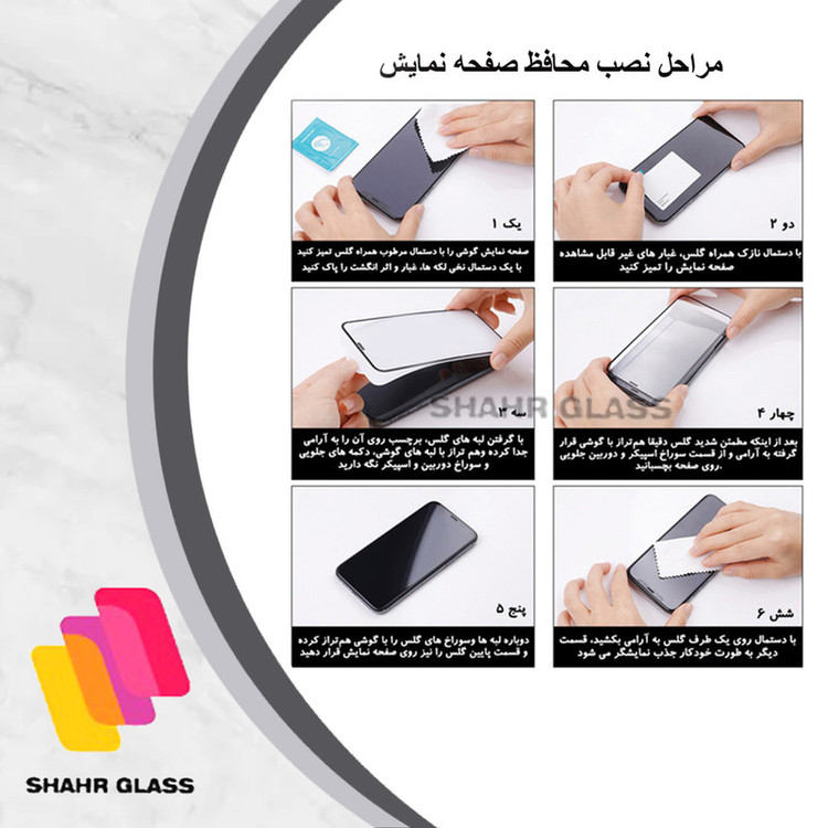 محافظ صفحه نمایش شهر گلس مدل FUSH مناسب برای گوشی موبایل سامسونگ Galaxy A20s