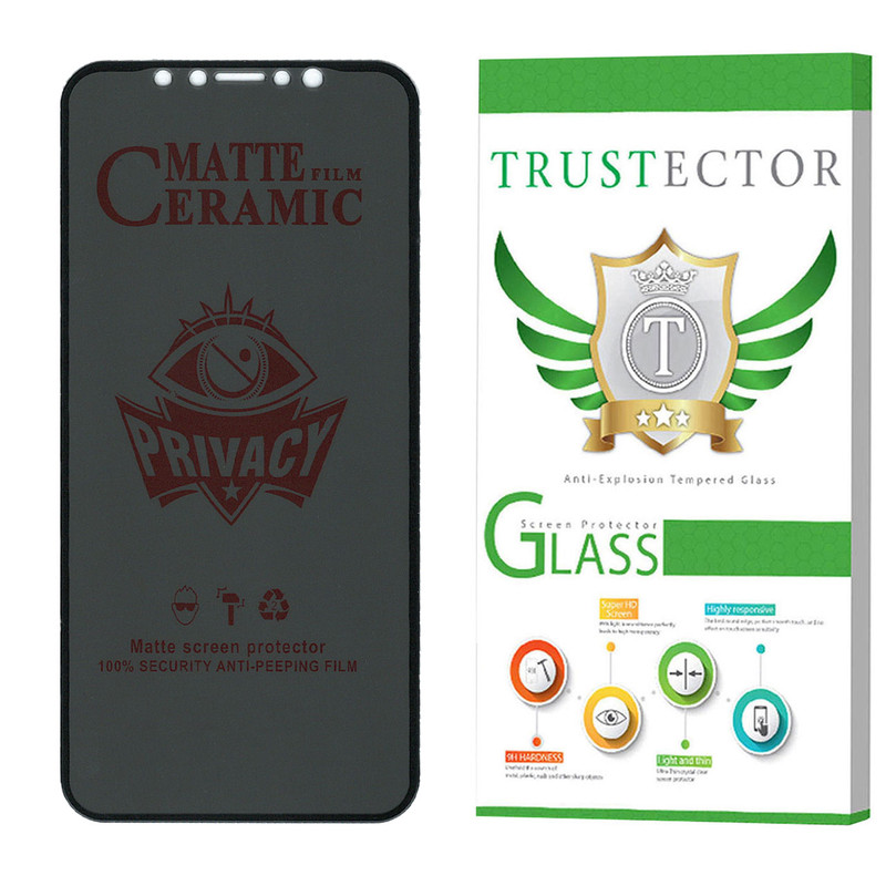 محافظ صفحه نمایش سرامیکی حریم شخصی تراستکتور مدل PRCTA مناسب برای گوشی موبایل اپل iPhone 11 Pro