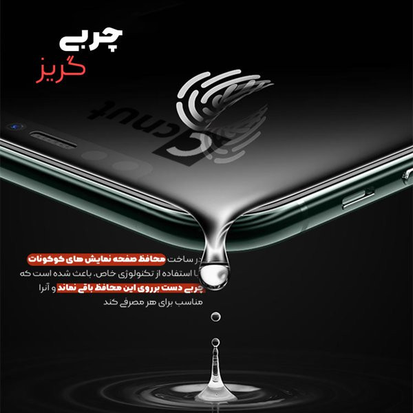 محافظ صفحه نمایش شیشه ای کوکونات مدل UD مناسب برای گوشی موبایل سامسونگ Galaxy A55