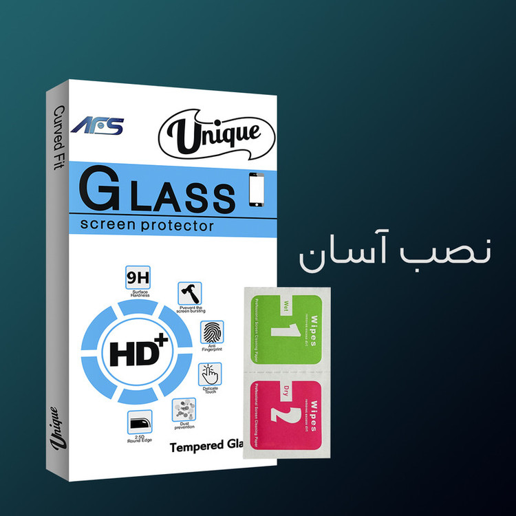 محافظ صفحه نمایش شیشه ای ای اف اس مدل Unique Glass مناسب برای گوشی موبایل موتورولا Moto E40